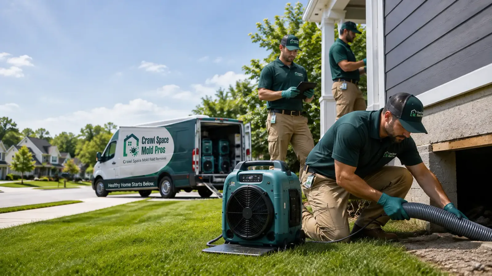 Crawl Space Mold Removal in Rye, NY